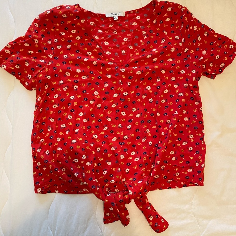 Madewell Floral Shirt